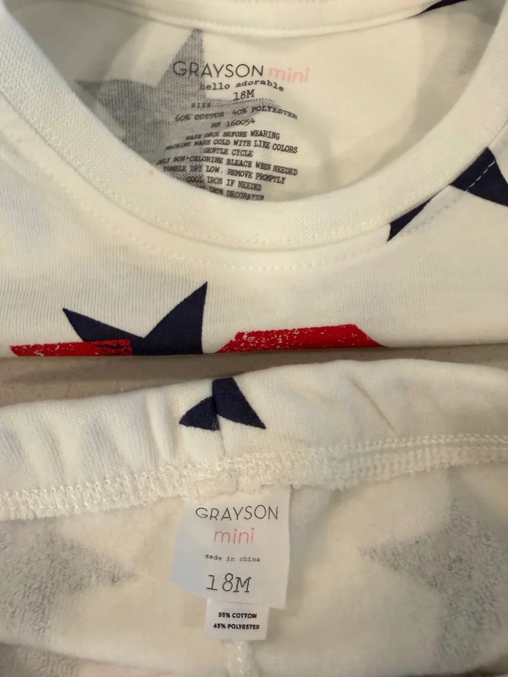 Grayson Mini’s USA Patriotic 2-Piece Outfit Set 🇺🇸